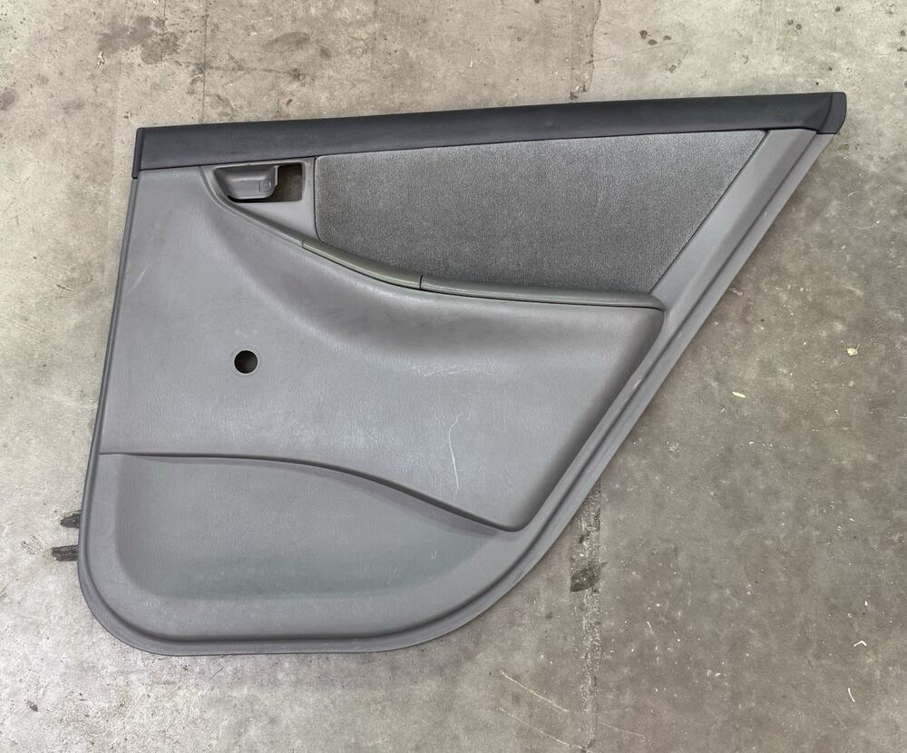 2003-2008 Toyota Corolla Right Rear Door Trim Panel OEM Manual Gray RH